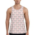 thumbnail image 1 of KLL Cute Rabbit Print Men's Muscle Gym Workout Stringer Tank Tops Bodybuilding Fitness T-Shirts Tank Tops Men-Small, 1 of 7