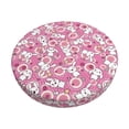 thumbnail image 1 of KLL Cute Rabbit Round Bar Chair Cushion Cover 12 inch ,Bar Stool Protector with Elastic, Soft Washable, 1 of 6