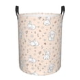 thumbnail image 1 of KLL Cute Rabbit Waterproof Foldable Laundry Hamper Bucket with Handles for Storage Bin,Kids Room,Home Organizer (Medium ), 1 of 7