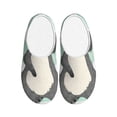 thumbnail image 1 of KLL Cute Raccoon Pattern Adult Unisex Cozy Slippers,Fuzzy Slip-on Slippers TPR Sole Slippers Comfort Plush Home Footwear for Indoor & Outdoor-8, 1 of 7