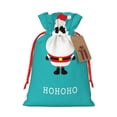 thumbnail image 1 of KLL Cute Santa Claus for Christmas Gift Bag,Holiday Bags for Gifts Christmas Bags & Drawstring Gift Pouch Reusable Holiday Gift Bags & Party Favor Bags (1 PCS)-Medium, 1 of 9