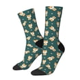 thumbnail image 1 of KLL Cute Shiba Print Cool Socks Men's Women's Crew Socks Funny Crazy Novelty Stockings, 1 of 6