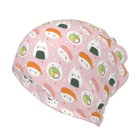 KLL Cute Sushi (2) Pirnt Wicking Running Beanie Head Wrap Cycling Bandana for Men Women