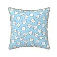 thumbnail image 1 of KLL Cute Teeth Decorative Throw Pillow Covers Velvet Soft for Couch Sofa Bedroom Living Room Outdoor (No pillow core)- 20"x20", 1 of 5