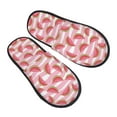thumbnail image 1 of KLL Cute Watermelon Slippers for Women Men House Slip on Indoor Outdoor Bedroom Furry Fleece Lined Ladies Comfy Anti-Skid Rubber Hard Sole-Large, 1 of 8