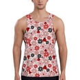 thumbnail image 1 of KLL Cute ladybugs red Print Men's Muscle Gym Workout Stringer Tank Tops Bodybuilding Fitness T-Shirts Tank Tops Men-Medium, 1 of 7