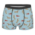thumbnail image 1 of KLL Dachshund Dog Men's Cotton Boxer Briefs Underwear-Medium, 1 of 8