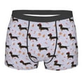 thumbnail image 1 of KLL Dachshund Dog Puppy Men's Cotton Boxer Briefs Underwear-XX-Large, 1 of 8