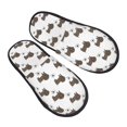 thumbnail image 1 of KLL Dachshund Dog Slippers for Women Men House Slip on Indoor Outdoor Bedroom Furry Fleece Lined Ladies Comfy Anti-Skid Rubber Hard Sole-Medium, 1 of 8