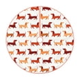 thumbnail image 1 of KLL Dachshund Walking Christmas Tree Skirt 30" ,Party Decorations Farmhouse for Christmas Decorations Holiday Party, 1 of 6