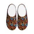 thumbnail image 1 of KLL Daisies Flowers Pattern Adult Unisex Cozy Slippers,Fuzzy Slip-on Slippers TPR Sole Slippers Comfort Plush Home Footwear for Indoor & Outdoor-11, 1 of 7