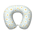 thumbnail image 1 of KLL Daisies Flowers Pattern Memory Foam Cervical Neck Pillow Versatile U-Shaped Pillows for Home/Office/Camping/Travelling/Soft Washable Cover, 1 of 8