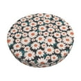 thumbnail image 1 of KLL Daisies Flowers Round Bar Chair Cushion Cover 12 inch ,Bar Stool Protector with Elastic, Soft Washable, 1 of 6