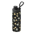 thumbnail image 1 of KLL Daisy Pattern 18oz Insulated Water Bottle, Stainless Steel Sports Water Cup Flask with Spout and Handle Lid for Sports Travel Car& School, 1 of 7
