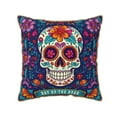 thumbnail image 1 of KLL Dead Day Party Decorative Throw Pillow Covers Velvet Soft for Couch Sofa Bedroom Living Room Outdoor (No pillow core)- 20"x20", 1 of 5