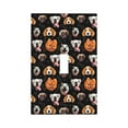 thumbnail image 1 of KLL Different Breeds Of Dogs Pattern Electrical Outlet Covers, 3" x 5" 1 Pack Electric Receptacle Plug Covers for Decorator Receptacle Outlet & Switch-Style T, 1 of 6