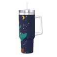 thumbnail image 1 of KLL Dinosau Space Explorer Print 40oz Stainless Steel Insulated Car Cup Coffee Mug with Spillproof Lid - Keep Your Drink Hot or Cold on the Go, 1 of 8