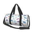 thumbnail image 1 of KLL Dinosaur Duffle Bag For Men Women Sport Gym Fitness Tote Travel Training Workout Basketball Football Weekender, 1 of 1