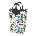 thumbnail image 1 of KLL Dinosaur Laundry Hamper,Large Canvas Fabric Lightweight Storage Basket Toy Organizer Dirty Clothes Collapsible Waterproof, 1 of 1
