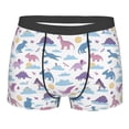 thumbnail image 1 of KLL Dinosaur Men's Cotton Boxer Briefs Underwear-Medium, 1 of 8