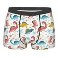 thumbnail image 1 of KLL Dinosaur Men's Cotton Boxer Briefs Underwear-Medium, 1 of 8