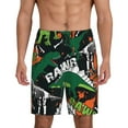 thumbnail image 1 of KLL Dinosaur Skeleton for Men's 1-Pack Shorts,Sleep Pajama Shorts for Men Soft Pj Shorts Men's Pajama Bottoms Sleepwear -Medium, 1 of 7