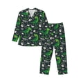 thumbnail image 1 of KLL Dinosaur and Bone Sleepwear Mens Flannel Pajamas,Long Cotton Pj Set, 1 of 7