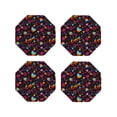 thumbnail image 1 of KLL Drink Coasters Set Octagon of 4,PU Leather Absorbent Coasters Set Decorative Coffee Cup Coasters Housewarming Gift for Home Decor-Lgbt Rainbow For Pride, 1 of 5