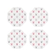 thumbnail image 1 of KLL Drink Coasters Set Octagon of 4,PU Leather Absorbent Coasters Set Decorative Coffee Cup Coasters Housewarming Gift for Home Decor-Girl Rabbit, 1 of 5