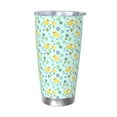 thumbnail image 1 of KLL Duck Cartoon Print 40oz Stainless Steel Insulated Car Cup with Spillproof Lid - Keep Your Drink Hot or Cold on the Go-Without Straw, 1 of 8