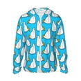 thumbnail image 1 of KLL Duck Dives Print Men's Women’s UPF 50+ Sun Protection Outdoor Hoodie Jacket Long Sleeve Fishing Hiking Performance Shirt- 3X-Large, 1 of 5