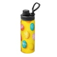 thumbnail image 1 of KLL Easter eggs (2) Pattern 18oz Insulated Water Bottle, Stainless Steel Sports Water Cup Flask with Spout and Handle Lid for Sports Travel Car& School, 1 of 7