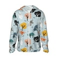 thumbnail image 1 of KLL Elephant Tree Print Men's Women’s UPF 50+ Sun Protection Outdoor Hoodie Jacket Long Sleeve Fishing Hiking Performance Shirt-Large, 1 of 6