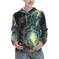 thumbnail image 1 of KLL Enchanted Forest Skull Path for Womens Pullover Hoodie with Pocket Hooded Long Sleeve Shirts Sweatshirt for Women-Medium, 1 of 7