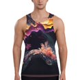 thumbnail image 1 of KLL Explosive Fluid Splash Art Print Men's Muscle Gym Workout Stringer Tank Tops Bodybuilding Fitness T-Shirts Tank Tops Men-Medium, 1 of 7