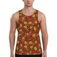 thumbnail image 1 of KLL Fall Leaves Print Men's Muscle Gym Workout Stringer Tank Tops Bodybuilding Fitness T-Shirts Tank Tops Men-3X-Large, 1 of 7
