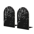 thumbnail image 1 of KLL Falling Musical Print Wood Book Ends for Shelves,1 Pair Wood Bookends Book Holder Stand Decorative, Book Stoppers for Heavy Duty Books CD File Video Games, 1 of 8