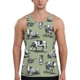 thumbnail image 1 of KLL Farm Cows Print Men's Muscle Gym Workout Stringer Tank Tops Bodybuilding Fitness T-Shirts Tank Tops Men-XX-Large, 1 of 7
