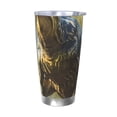 thumbnail image 1 of KLL Ferocious Dinosaur Print 40oz Stainless Steel Insulated Car Cup with Spillproof Lid - Keep Your Drink Hot or Cold on the Go-Without Straw, 1 of 8