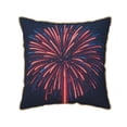 thumbnail image 1 of KLL Fireworks3 Decorative Throw Pillow Covers Velvet Soft for Couch Sofa Bedroom Living Room Outdoor (No pillow core)- 18"x18", 1 of 5