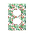 thumbnail image 1 of KLL Flamingo And Monstera Pattern Electrical Outlet Covers, 3" x 5" 1 Pack Electric Receptacle Plug Covers for Decorator Receptacle Outlet & Switch-Style S, 1 of 6