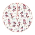 thumbnail image 1 of KLL Flamingos Tribal Christmas Tree Skirt 36" ,Party Decorations Farmhouse for Christmas Decorations Holiday Party, 1 of 6
