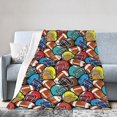 thumbnail image 1 of KLL Fleece Blanket Plush Throw Blanket American Football ,Soft Fuzzy Cozy Flannel Blanket for Couch Sofa Bed.(40"x30" ), 1 of 7