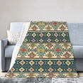 thumbnail image 1 of KLL Fleece Blanket Plush Throw Blanket Traditional Tribal Aztec1 ,Soft Fuzzy Cozy Flannel Blanket for Couch Sofa Bed.(40"x30" ), 1 of 7