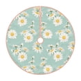 thumbnail image 1 of KLL Floral Daisy Christmas Tree Skirt 30" ,Party Decorations Farmhouse for Christmas Decorations Holiday Party, 1 of 6