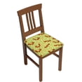 thumbnail image 1 of KLL Floral Squirrel Pattern Seat Covers for Dining Room Chairs,Washable Chair Seat Chair Covers Seat Protector-Two Pieces, 1 of 7