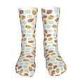 thumbnail image 1 of KLL Floral Strawberr Print Womens Crew Socks Athletic Middle Tube Long Socks Novelty Socks Gifts For Men, 1 of 7