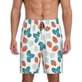 thumbnail image 1 of KLL Floral Strawberr for Men's 1-Pack Shorts,Sleep Pajama Shorts for Men Soft Pj Shorts Men's Pajama Bottoms Sleepwear -Large, 1 of 7