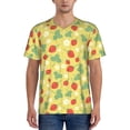 thumbnail image 1 of KLL Floral Strawberr for Men's Baseball Shirts,Short Sleeve Casual Shirts Button Down Shirt for Men Beach Summer Wedding Shirt-Large, 1 of 7