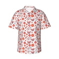 thumbnail image 1 of KLL Floral butterfly Print Men's Hawaiian Shirt Short Sleeve Button Down Beach Shirts,Medium, 1 of 7